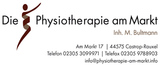 Logo Die Physiotherapie am Markt