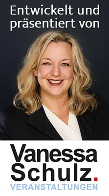 Portrait und Logo von Eventmanagerin Vanessa Schulz